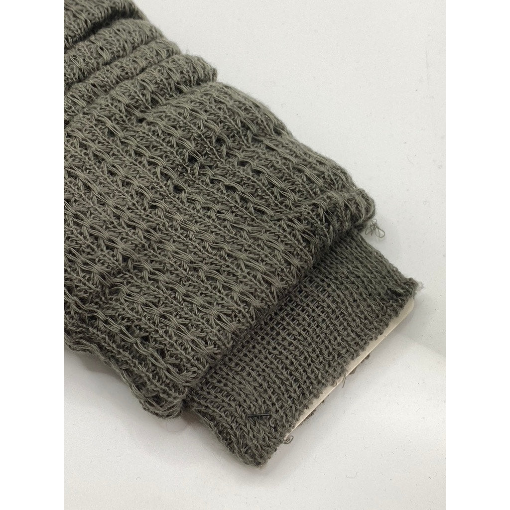 MEMOI Women's Castlerock Gray Vertical Stitch Knit Over-The-Knee Socks SZ OS