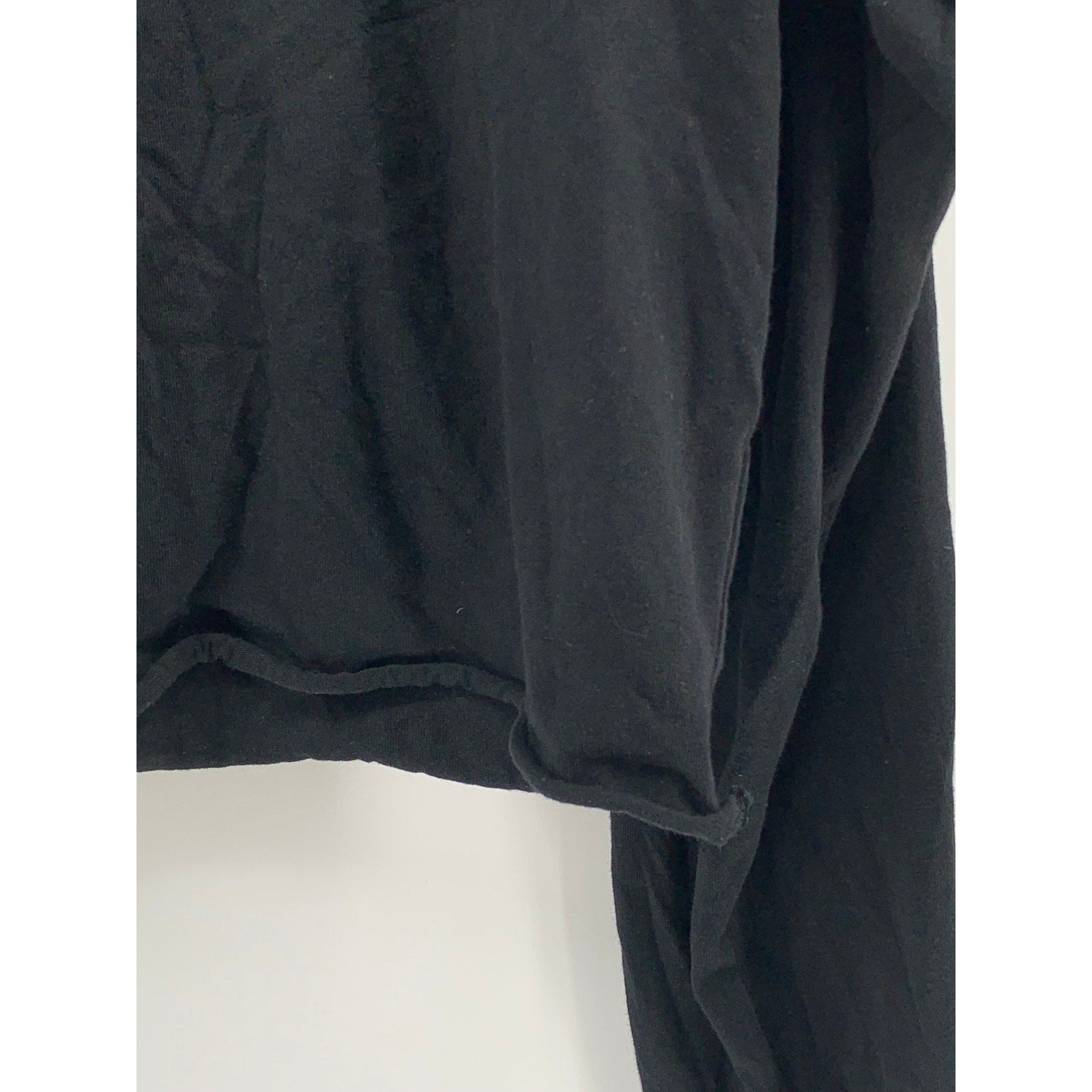 TNA Women's Black Crewneck Embroidered Logo Casual Pullover Sweatshirt SZ M