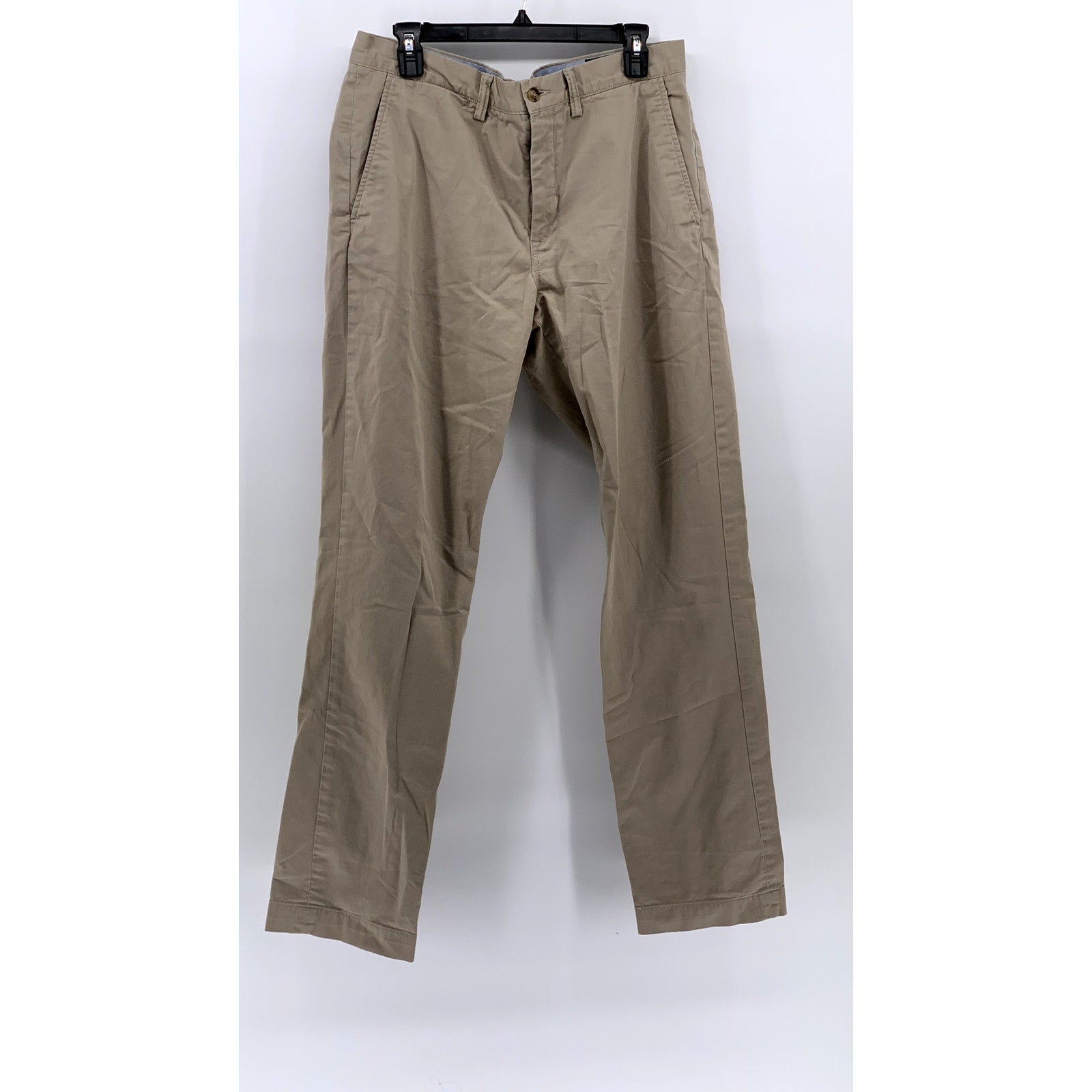 POLO RALPH LAUREN Men's Tan Stretch Straight Fit Pants SZ 34X34