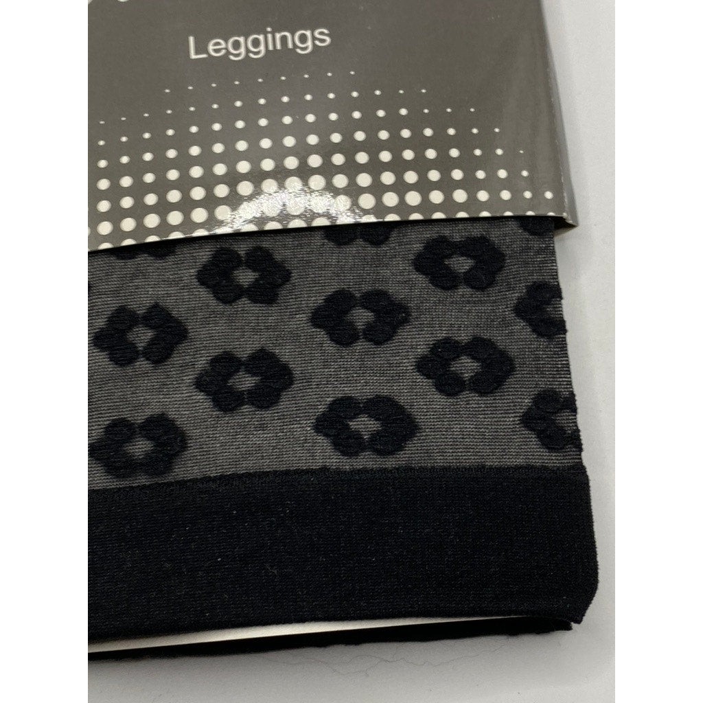 FRENCH CURVE Women's Blue Printed Stretch Pull-on Lightweight Leggings SZ S/M