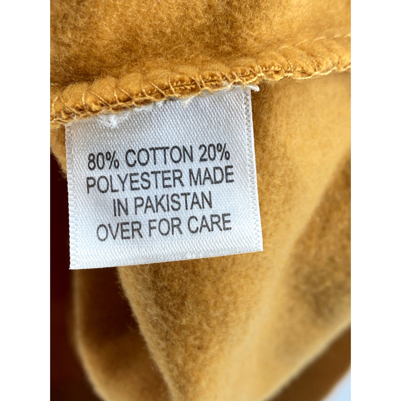 OCEAN BEACH Men's Gold Yellow Aspen Snowmass Logo Pullover Hoodie SZ M