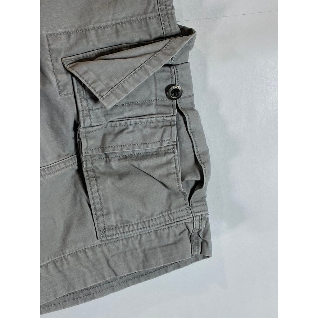 LEVI'S Men's Light Gray Classic-Fit Cargo Shorts SZ 31