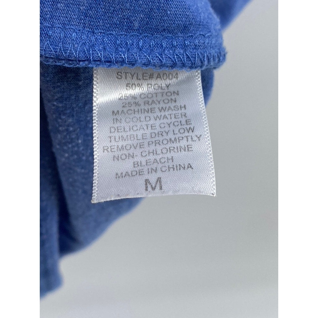 TECHSTYLES Men's Blue Maui, Hawaii Crewneck Short Sleeve Casual T-Shirt SZ M