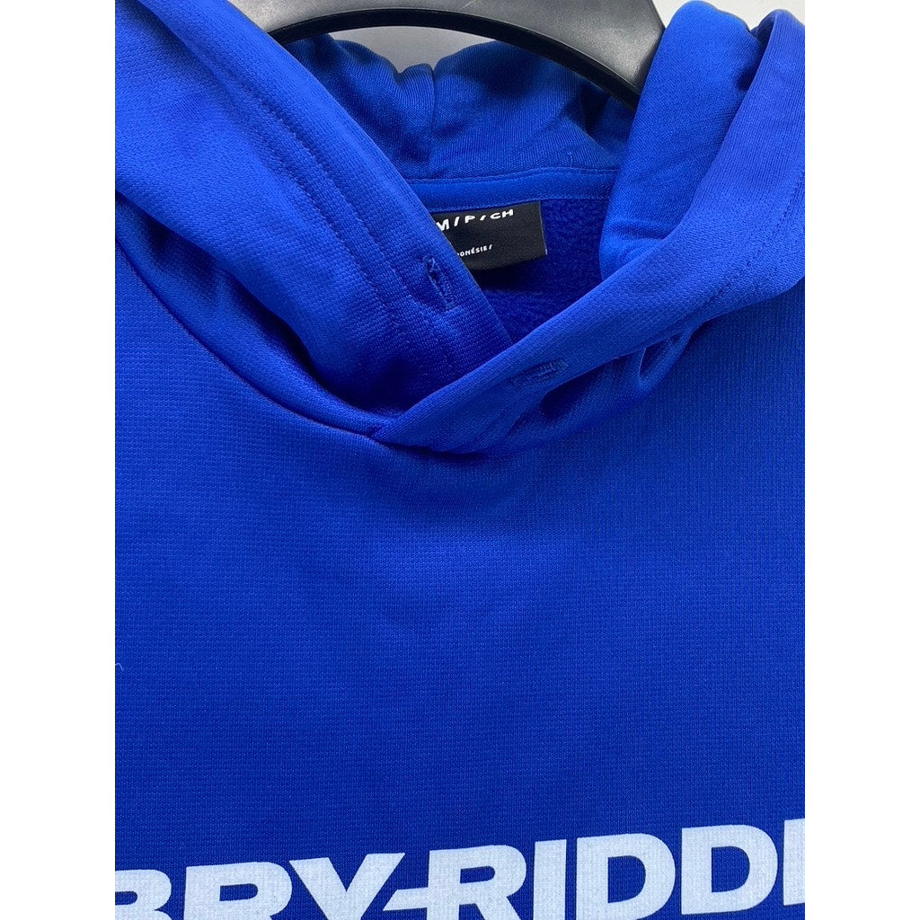 UNDER ARMOUR Men’s Royal Blue Aeronautical University Loose-Fit Hoodie SZ S