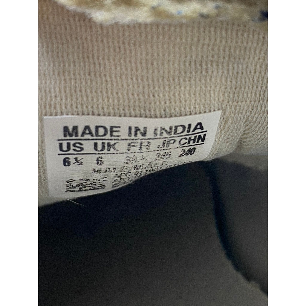 ADIDAS Women's Beige Suede Stan Smith Lace-Up Regular-Fit Casual Sneakers SZ 6.5