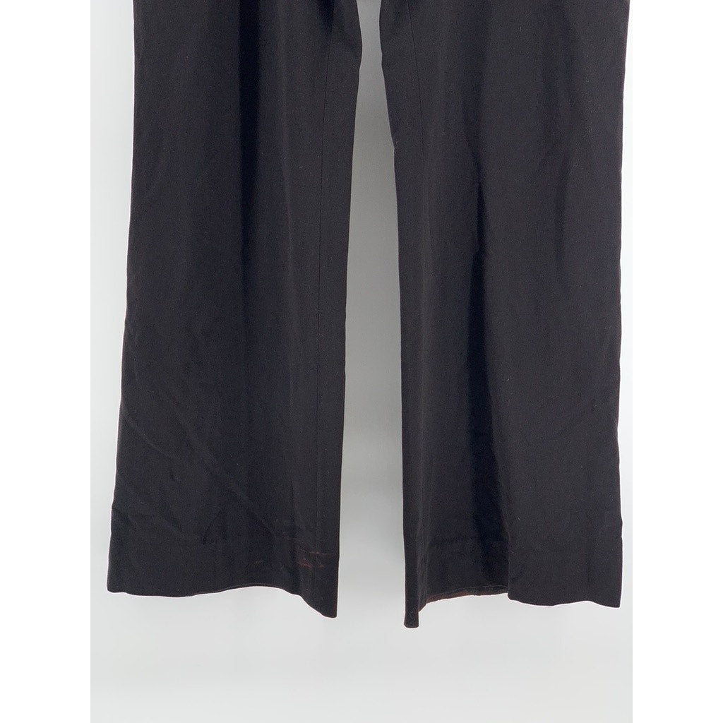 WHITE HOUSE BLACK MARKET Women's Black Flare Leg Pant SZ 12