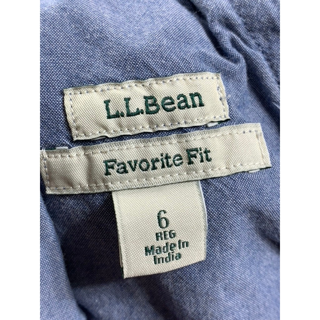 L.L. BEAN Women's Rust Orange Drawstring-Waist Favorite Fit Slim-Leg Pant SZ 6