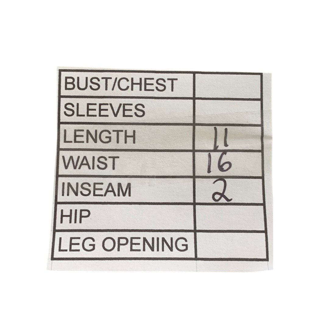 5|48 Women's Yellow Extended Button Casual Shorts SZ 0