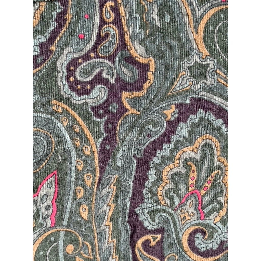 AUSTIN REED Vintage Paisley Pattern Bespoke Fit Button-up Shirt SZ M
