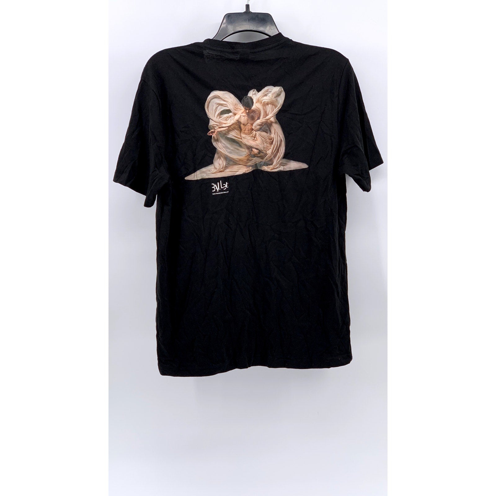 DISTRICT Men's Black Mere Mortals Graphic Crewneck T-Shirt SZ S