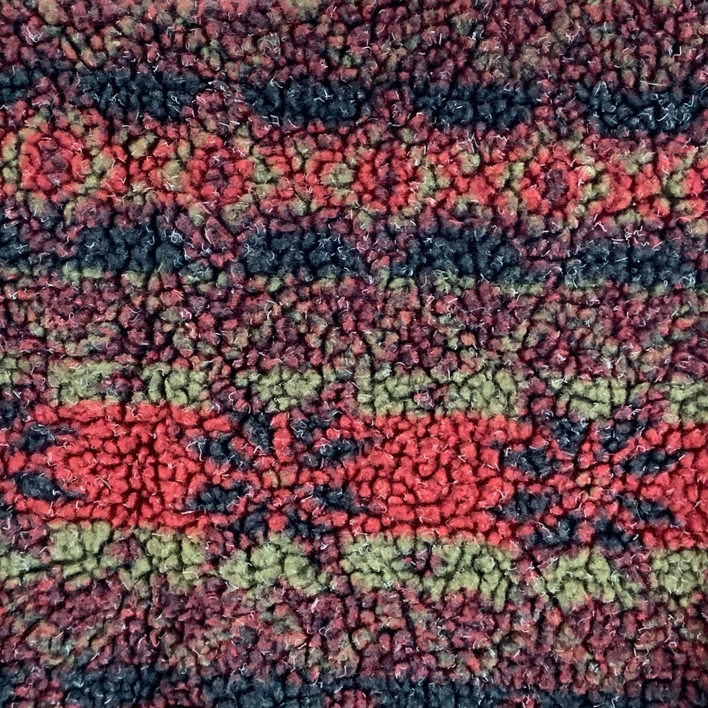 WOOLRICH Men's Red Printed Crewneck Long Sleeve Rugged Pullover Sweater SZ M