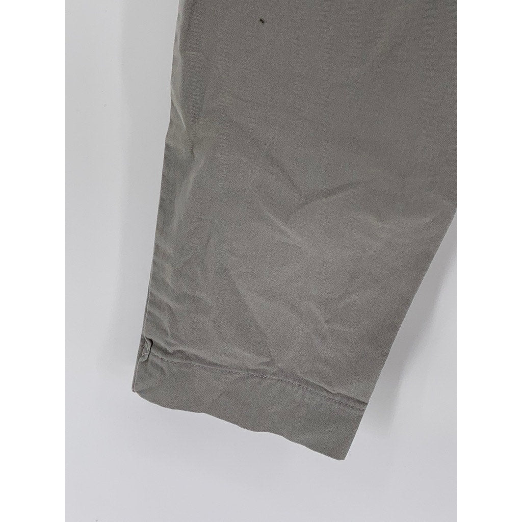 BONOBOS Men's Light Gray Straight-Leg Chino Pants SZ 35X32