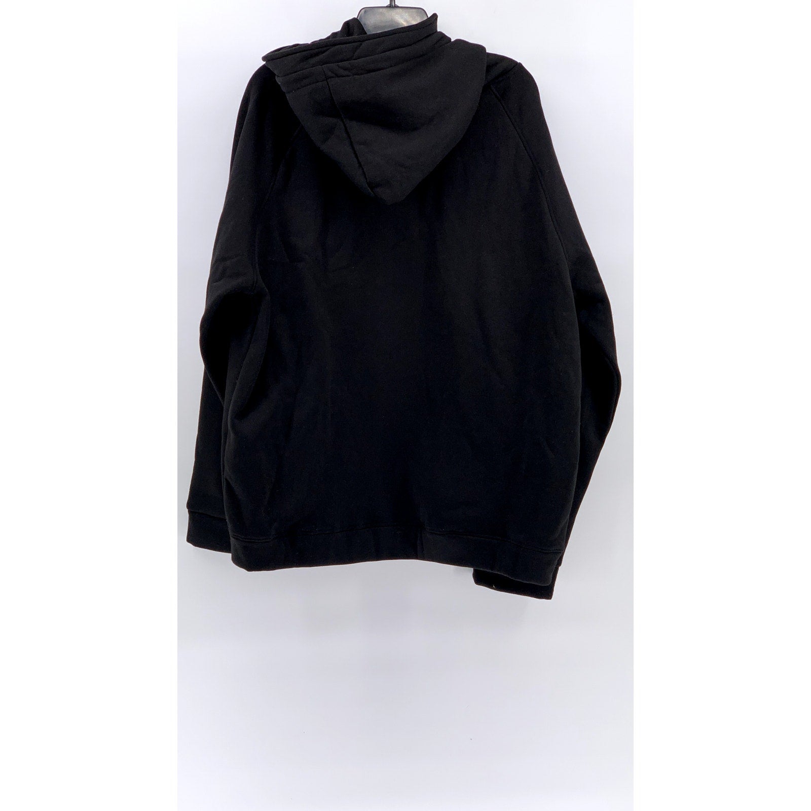 UNBRANDED Men’s Black Half-Zip Hooded Pullover Sweater SZ 2XL