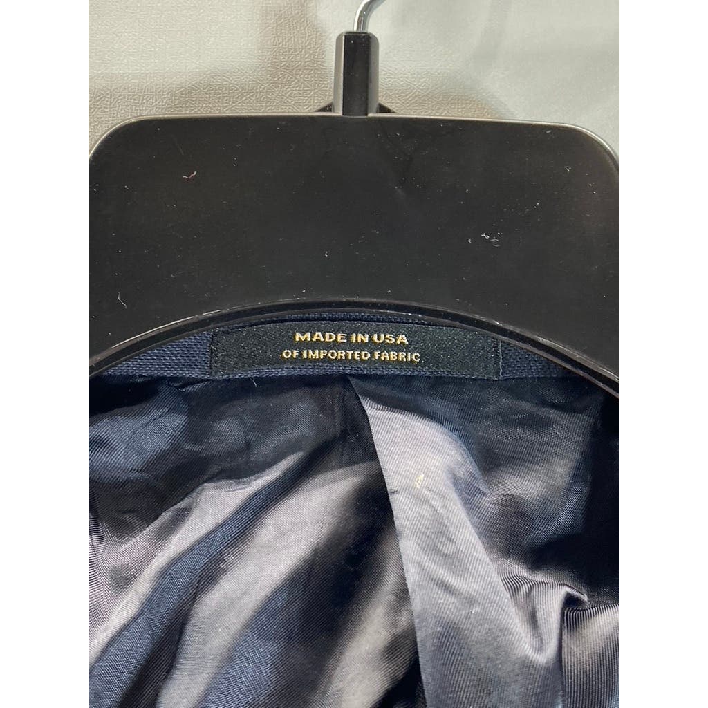 HART SCHAFFNER MARX For Nordstrom Men's Navy Two-Button Suit Jacket SZ 48R