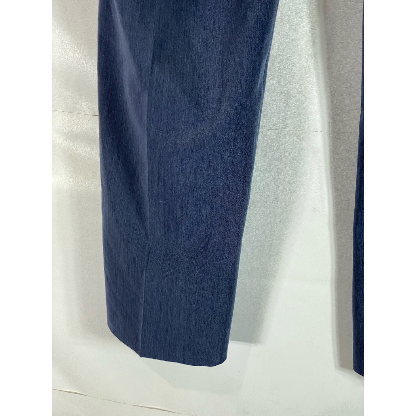 EGARA Men's Blue Flat Front Dress Pants SZ 33X30