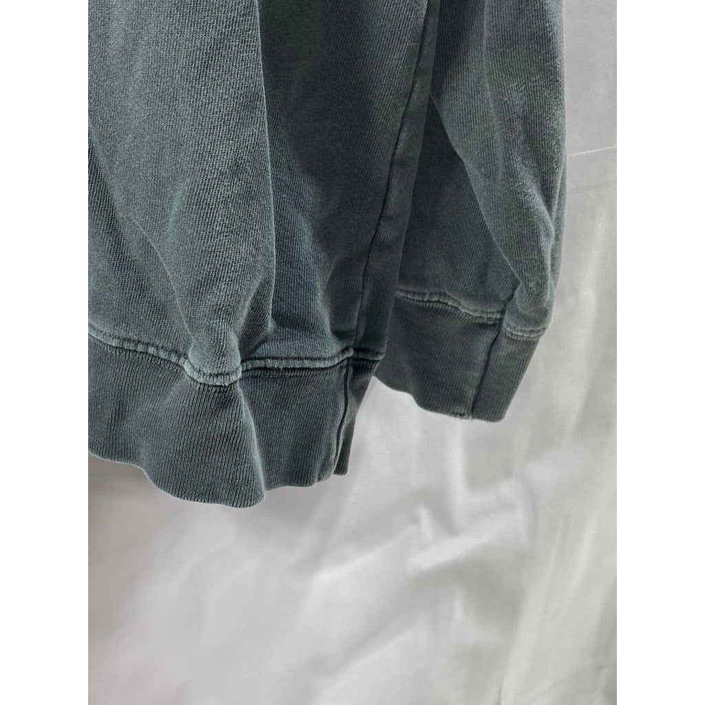 FREE PEOPLE MOVEMENT Women's Washed Gray Crewneck Long Sleeve Sweatshirt SZ S