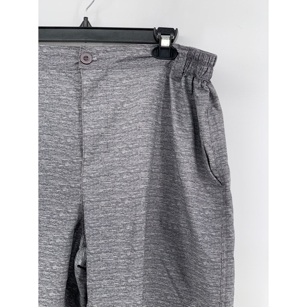 HIGH SURF Men's Gray Heather Regular Fit Board Shorts SZ 40/42