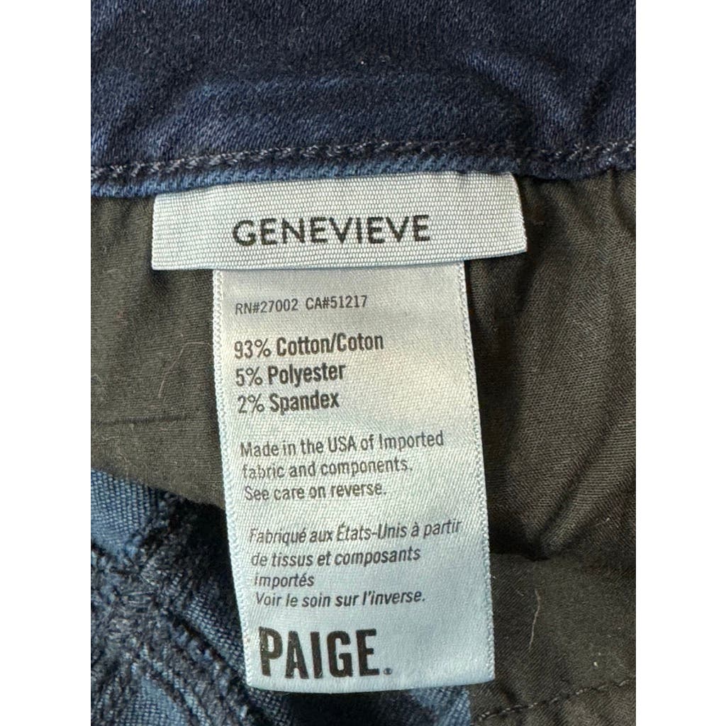 PAIGE Women's Novela Genevieve High-Rise Flare Jeans SZ 32