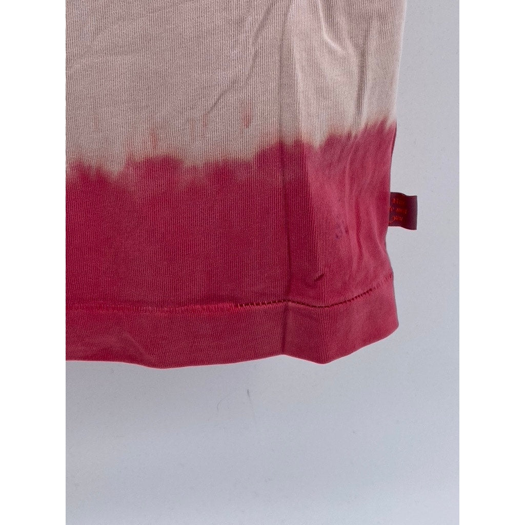 SCOTCH & SODA Men's Pink Tie-Dye Weekend Edition Radiate Positivity T-Shirt SZ M