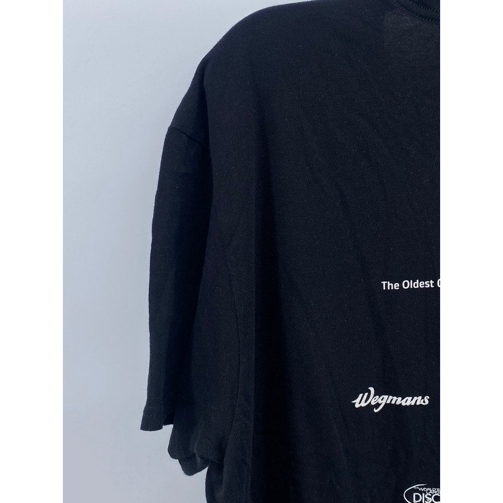 THREADFAST APPAREL Men's Black Epic Turkey Trot Graphic Crewneck T-Shirt SZ XL