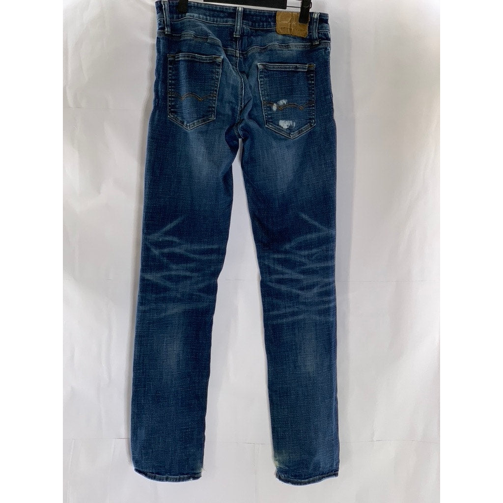 AMERICAN EAGLE Men's Dark Blue Ne(x)t Level Flex Slim Straight Jean SZ 30X34