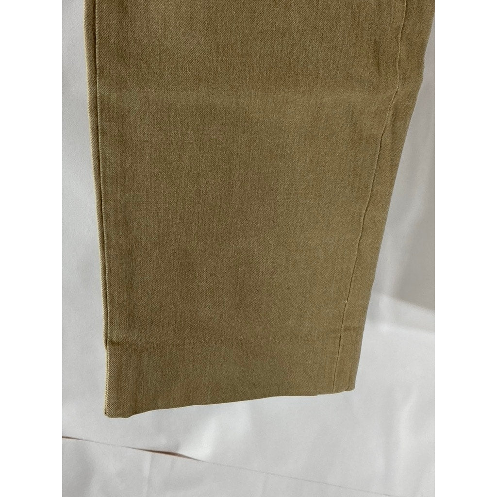 BANANA REPUBLIC Women's Tan Sloan Slim-Leg Regular-Fit Ankle Pant SZ 4