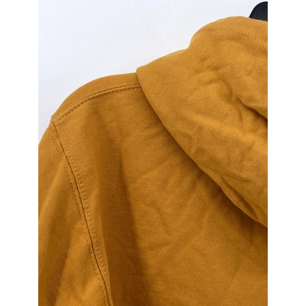 OCEAN BEACH Men's Gold Yellow Aspen Snowmass Logo Pullover Hoodie SZ M