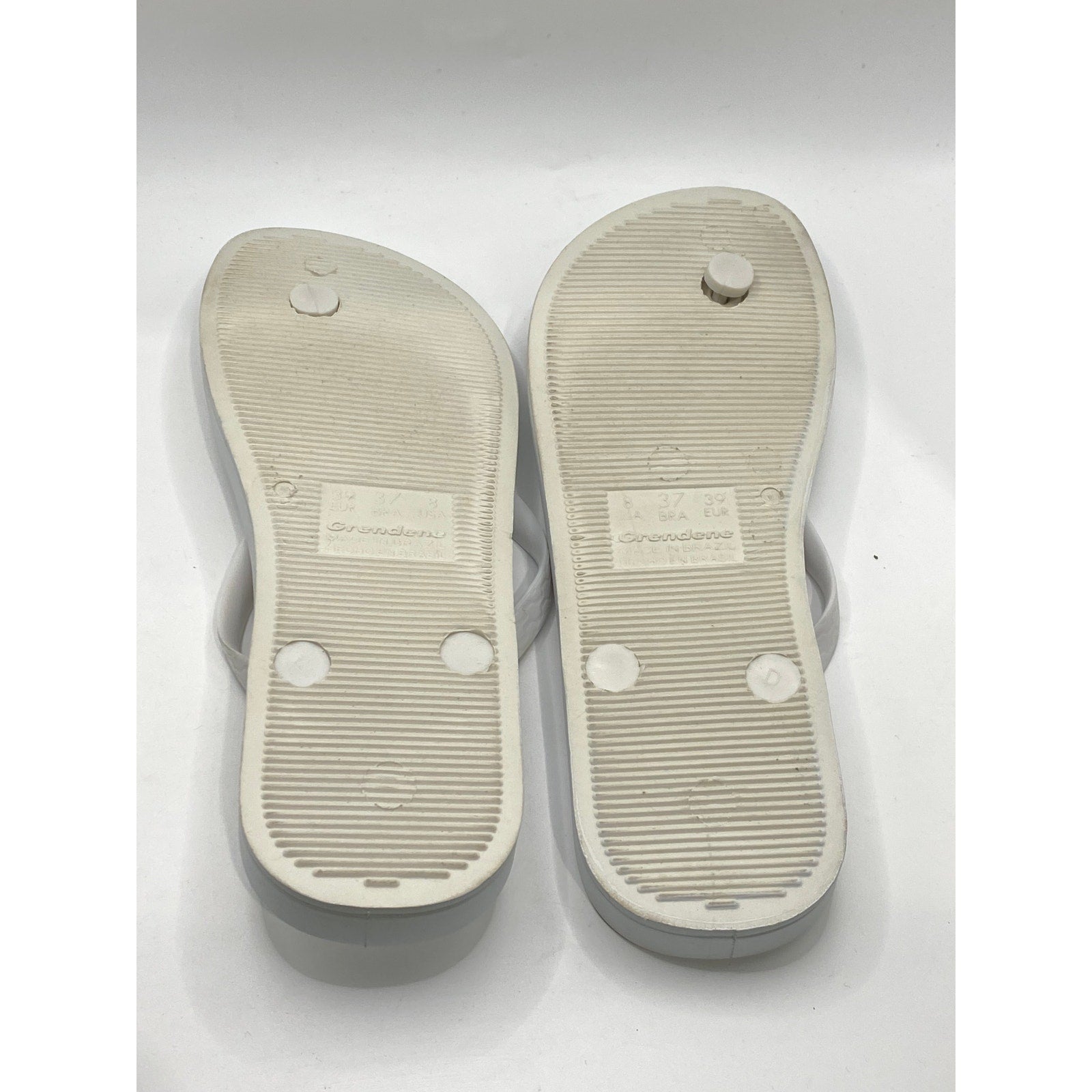 IPANEMA Women's White PVC Casual Flip-Flops Sandals SZ 8