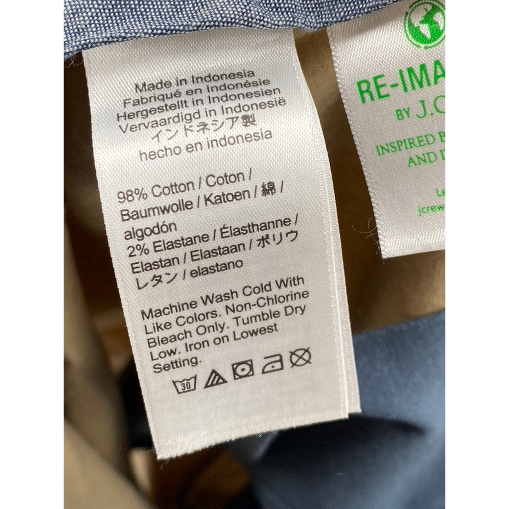 J.CREW Men's Tan Regular-Fit Stretch 9" Chino Shorts SZ 35