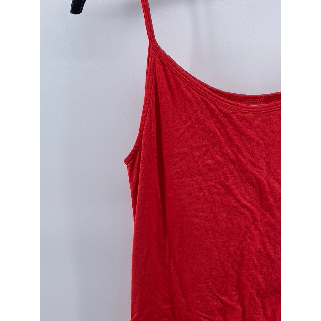 VELVET By GRAHAM & SPENCER Women's Red Solid Scoop-Neck Bodycon Dress SZ S