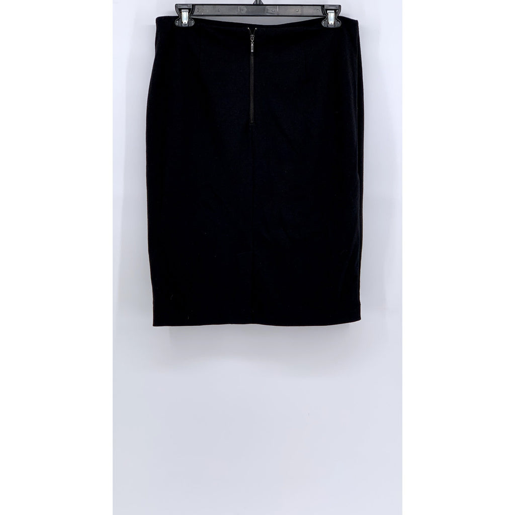 COVINGTON Women's Black Solid Pencil Mini Skirt SZ 14