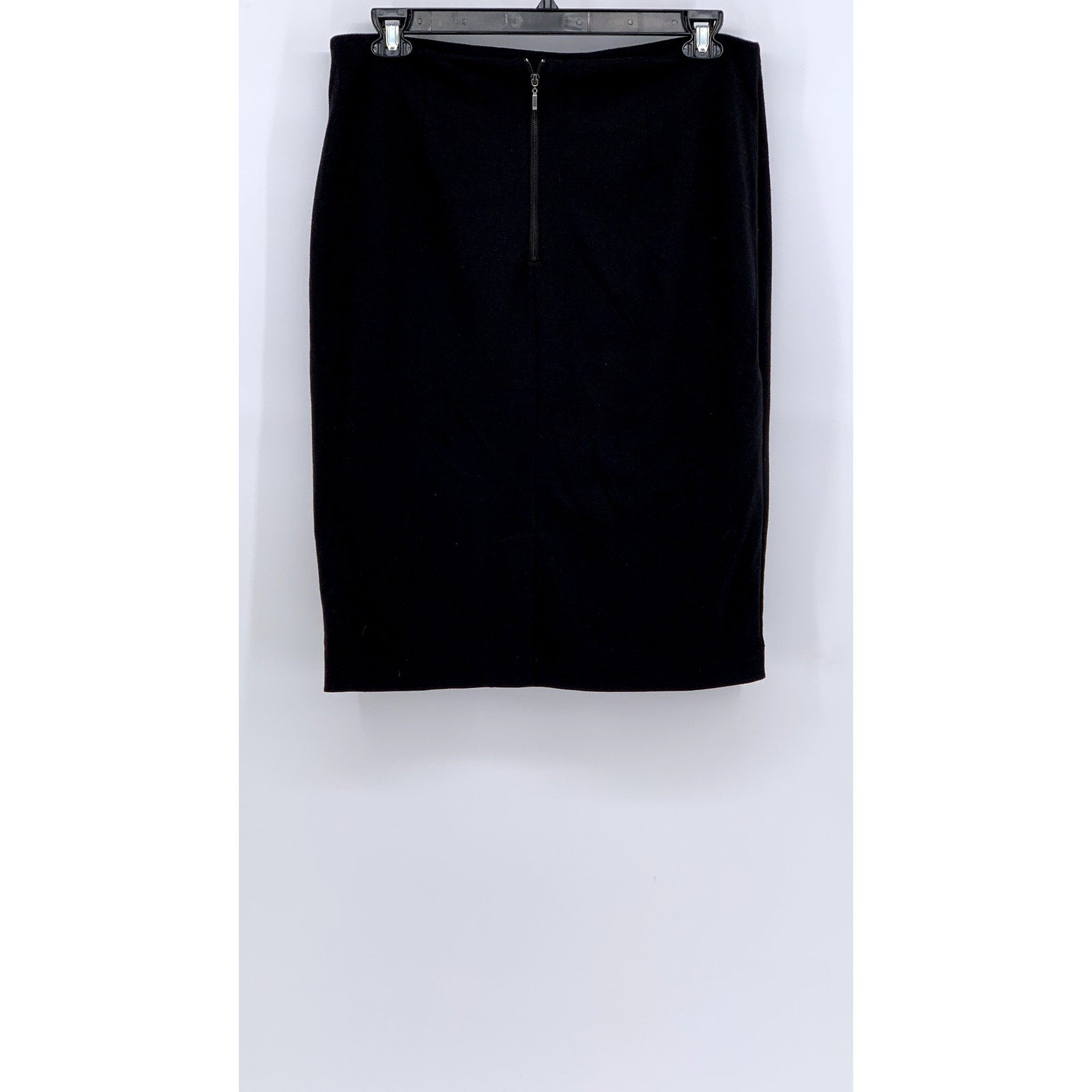 COVINGTON Women's Black Solid Pencil Mini Skirt SZ 14