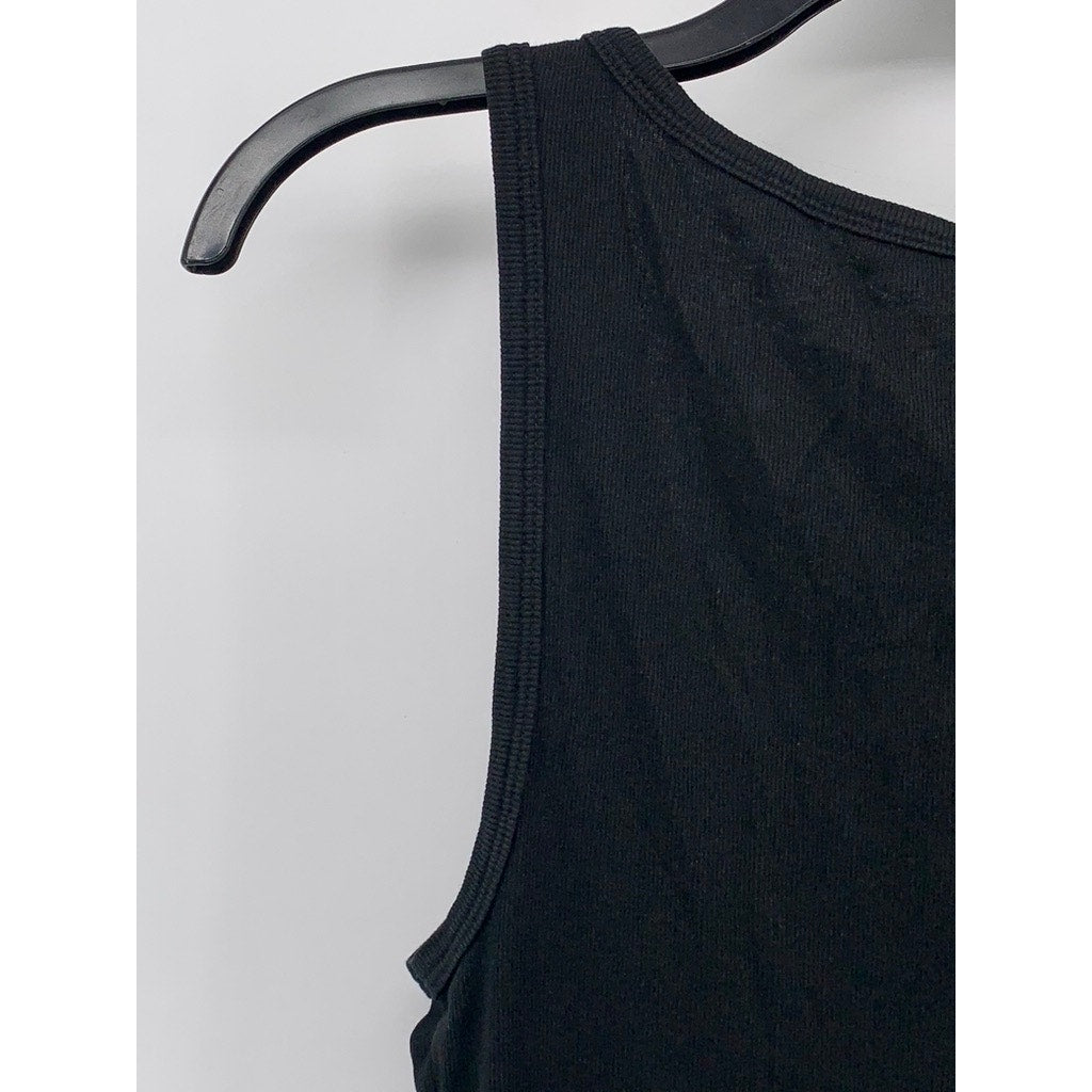 BANANA REPUBLIC Women's Back Rib-Knit Scoop-Neck Pullover Tank Top SZ M