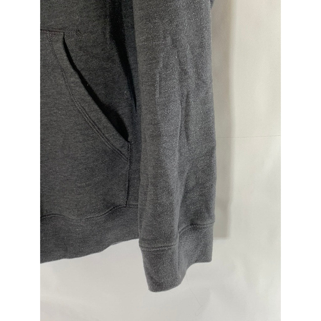 TEK GEAR Men's Gray Heather UltraSoft Fleece Lightweight Pullover Hoodie SZ L