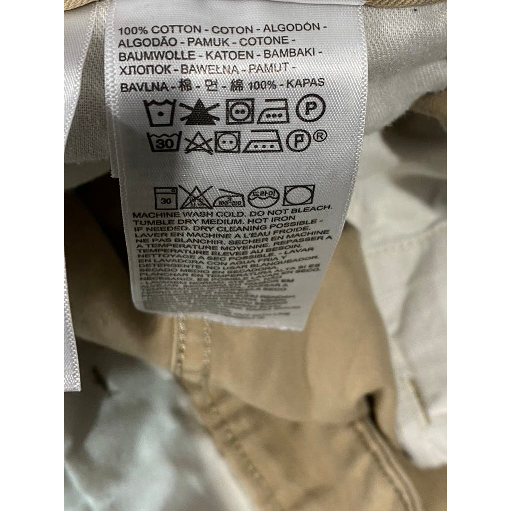 LEVI STRAUSS & CO. Two Horse Brand Men's Tan Regular-Fit Cargo Shorts SZ 44