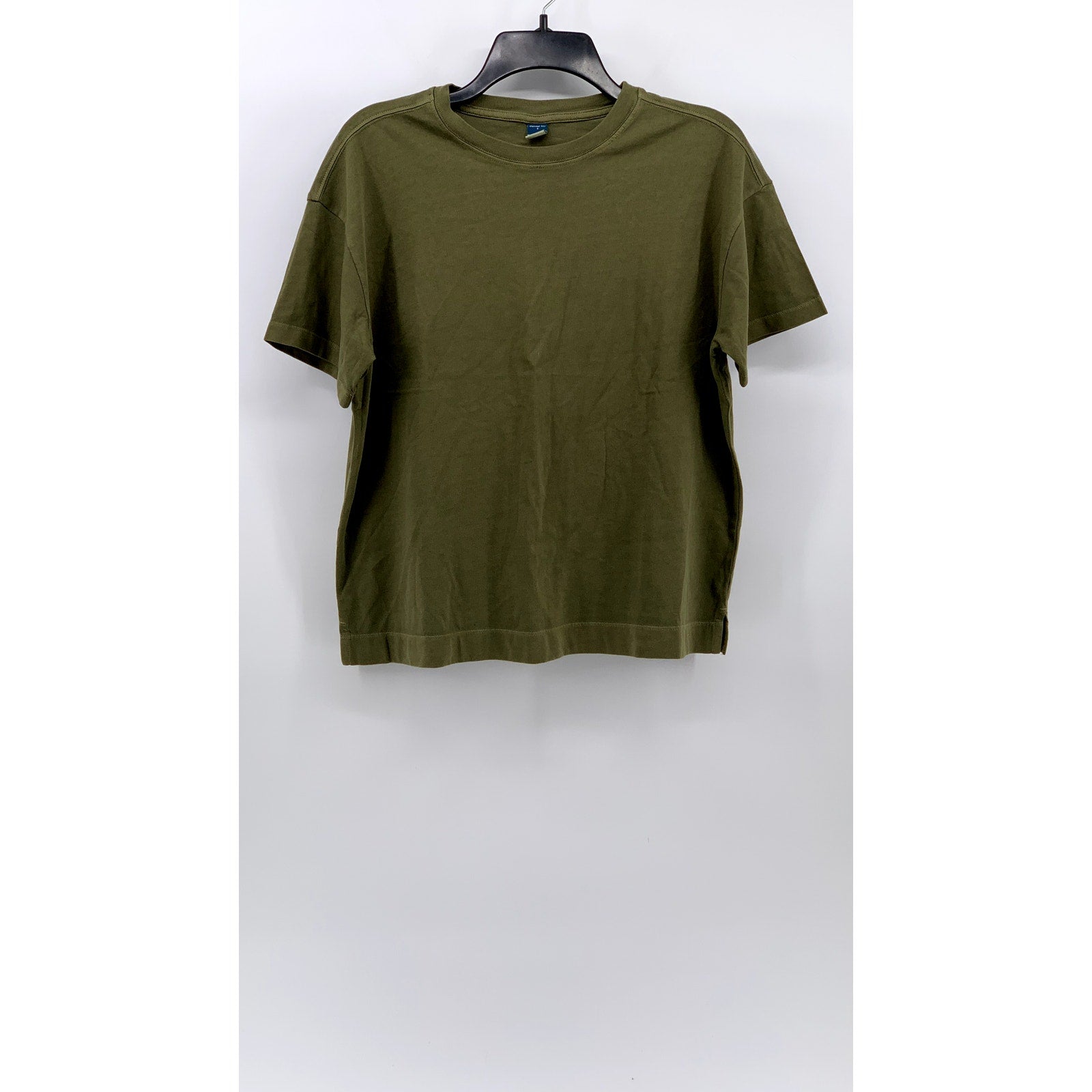 OLD NAVY Women's Olive Green Crewneck Casual Short Sleeve Top SZ S