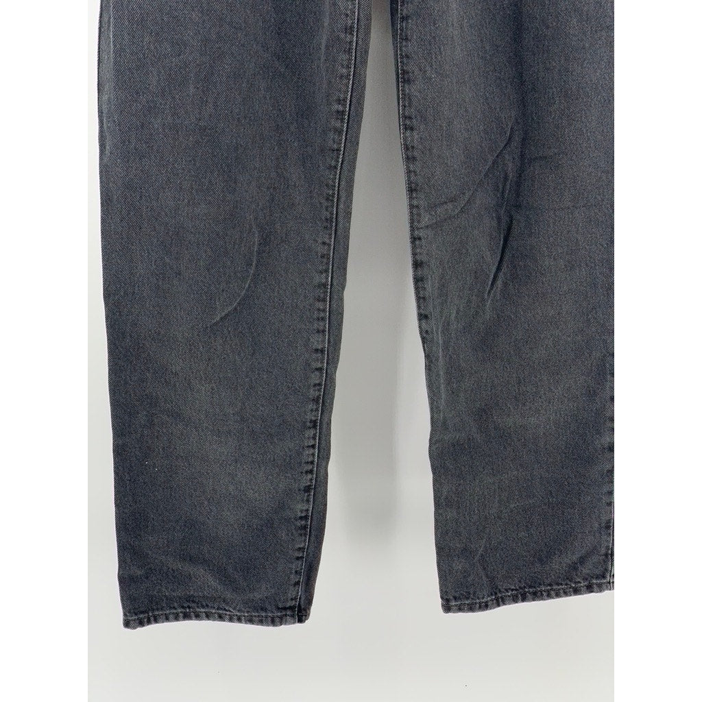 LEVI'S Women's Black Denim 94' Baggy Jeans SZ 25