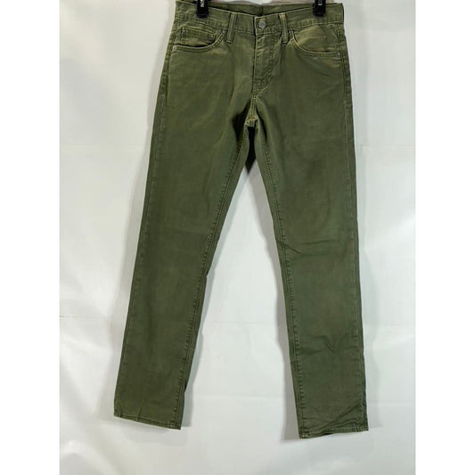 LEVI'S Men's Olive Green 511 Slim-Fit Five-Pocket Jean SZ 30X32