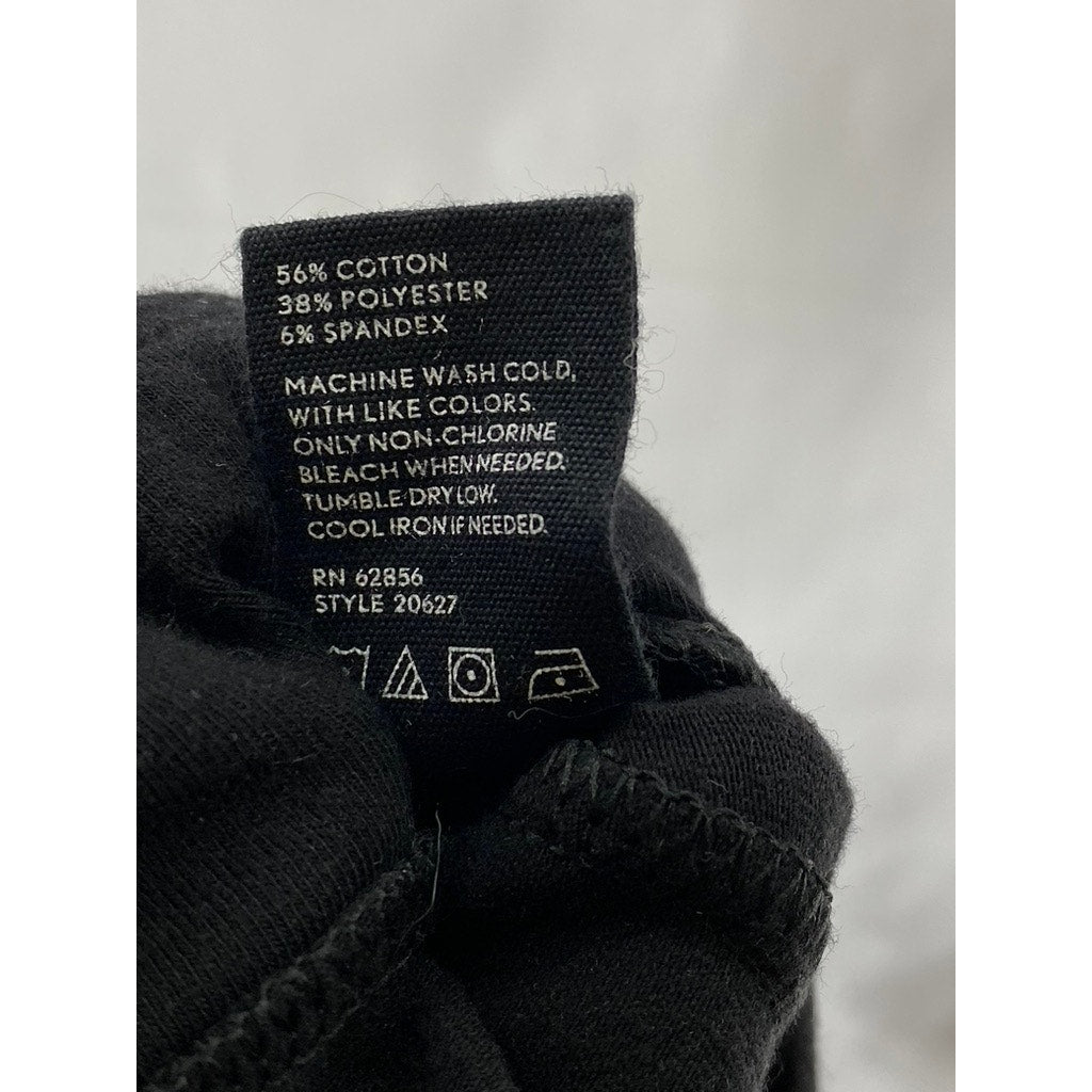 HUE Women's Black High-Rise Biker Shorts SZ M