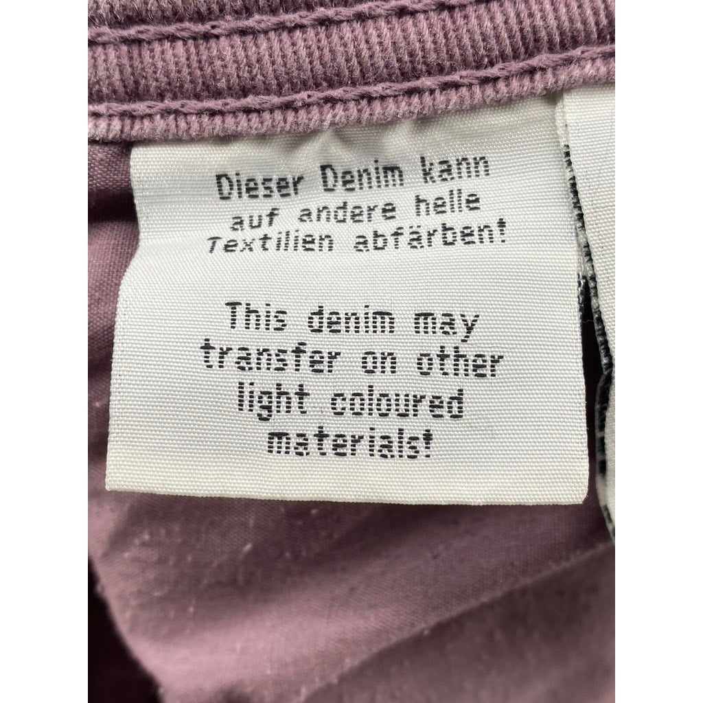 SUBLEVEL Women's Purple Denim Five-Pocket Extra Mini Skirt SZ L