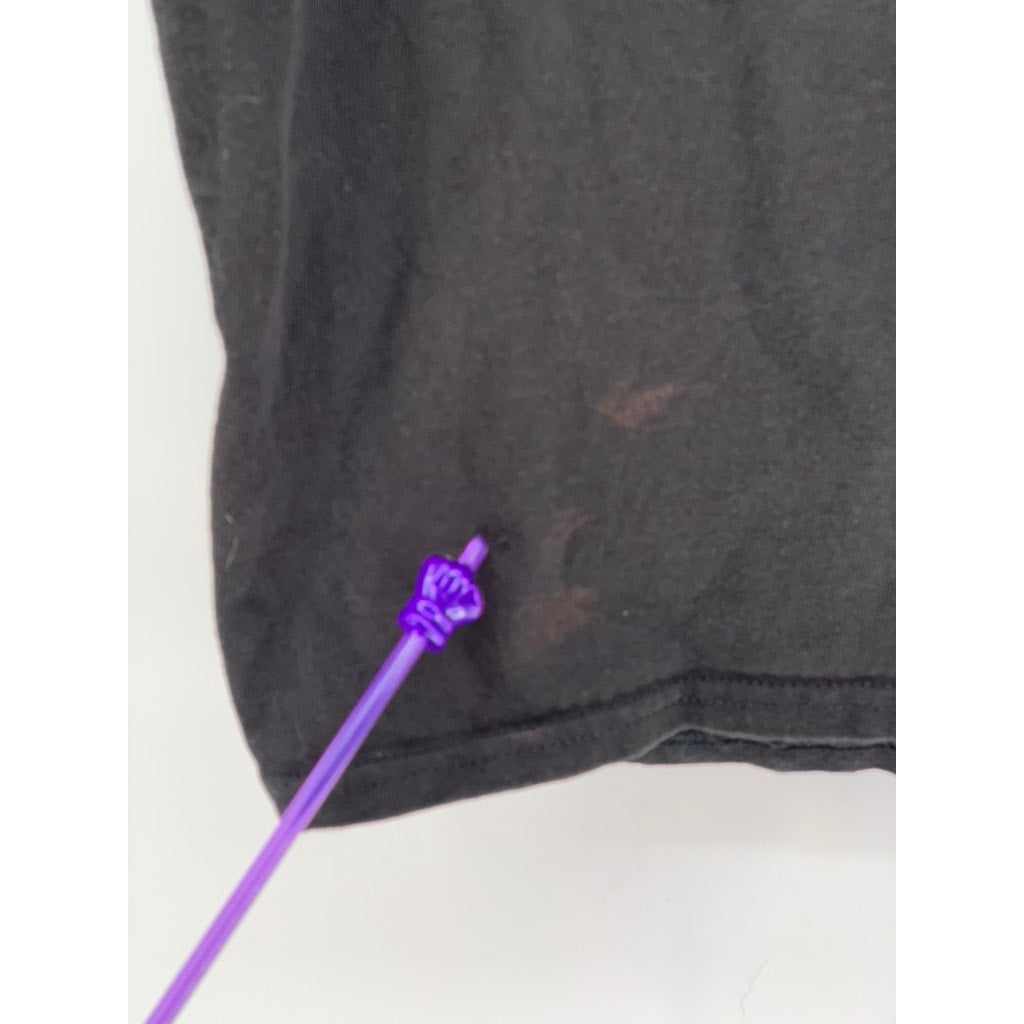 A NIGHTMARE ON ELM STREET Men's Black Vintage Freddy x Jason Graphic T-Shirt SZL