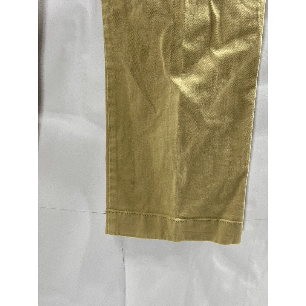 J.CREW Men's Tan Straight-Fit Flex Four-Pocket Chino Pant SZ 32X32