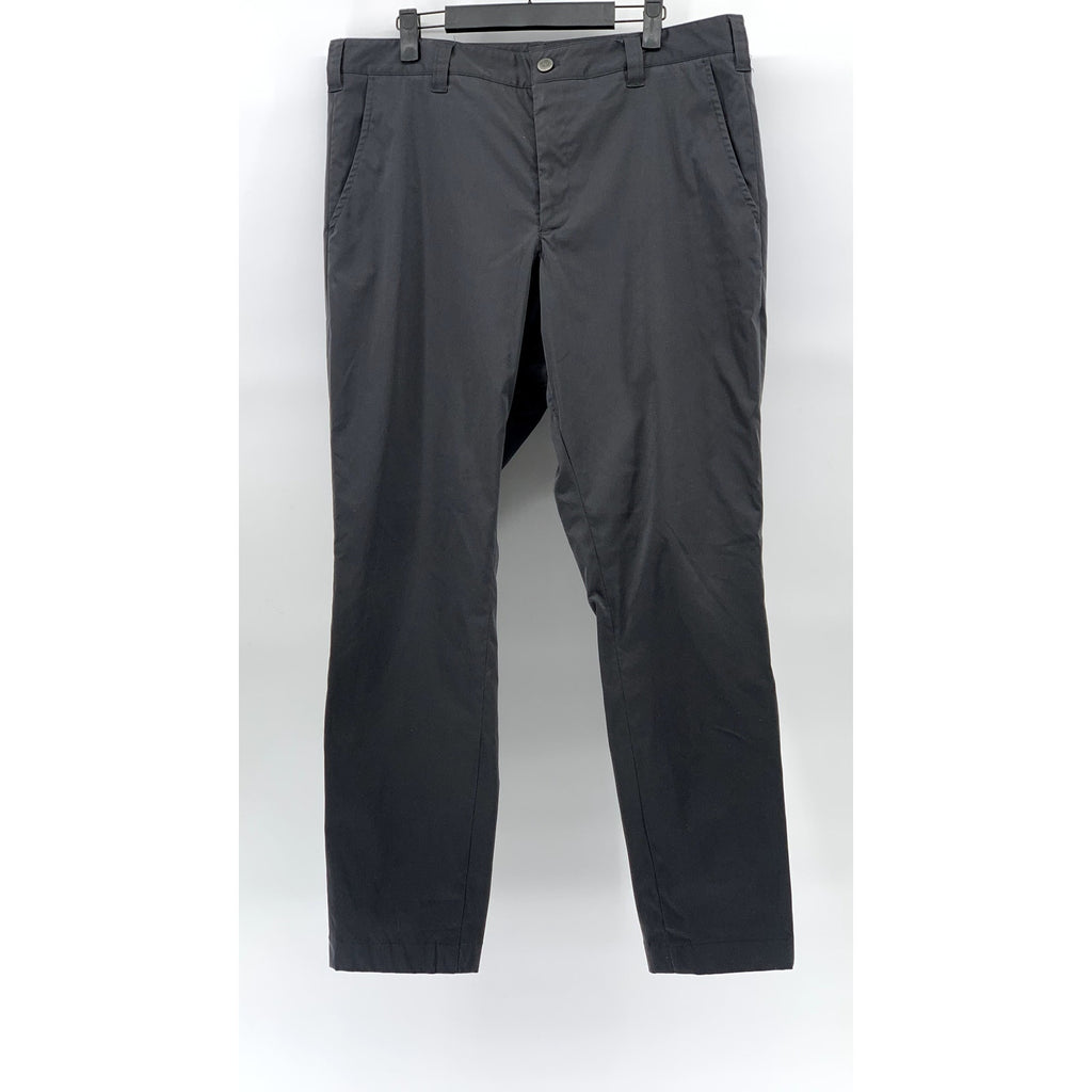 BLUFFWORKS Men's Charcoal Tailored-Fit Chino Pants SZ 35X34