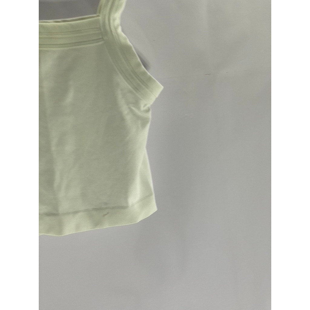 OUT FROM UNDER By Urban Outfitters Women's White Ribbed Crop Tank Top SZ XS