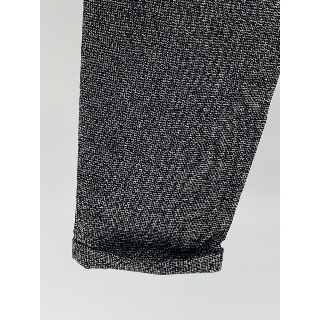 H&M Men's Charcoal Textured Slim-Fit Cuffed Jogger Pants SZ S