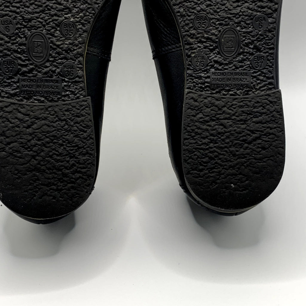 CHELSEA CREW Black Label Women's Black Round-Toe slip-On Shoes SZ 6