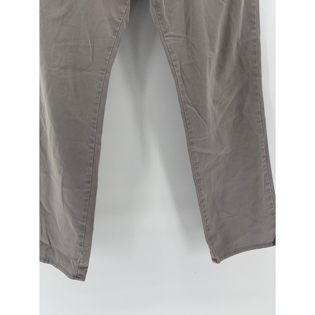 ONWARD RESERVE Men's Light Gray Straight Leg Chino Pants SZ 34X32