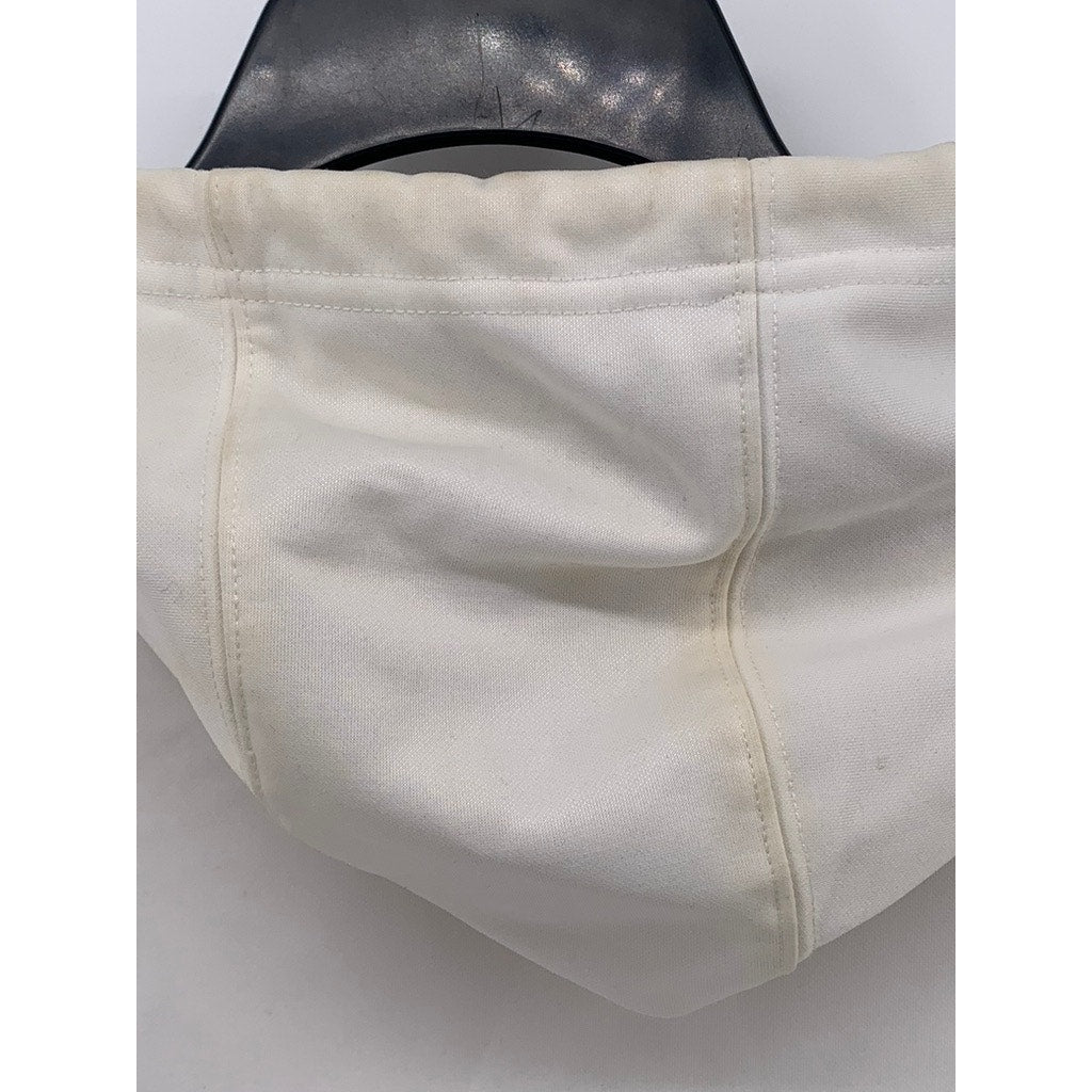 BAW Unisex Adult White Casual Classic-Fit Thermotek Pullover Hoodie SZ L