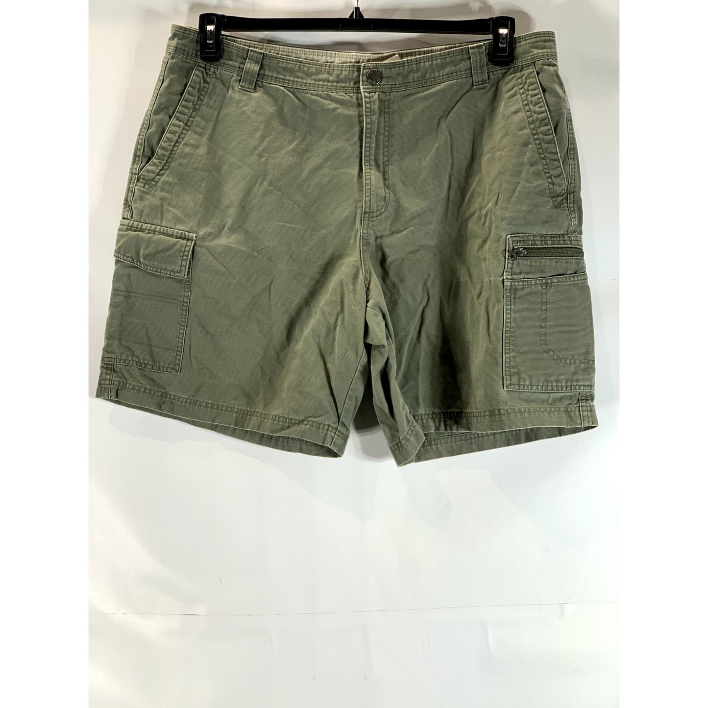 COLUMBIA Sportwear Company Men's Olive Green Regular-Fit Cargo Shorts SZ 40