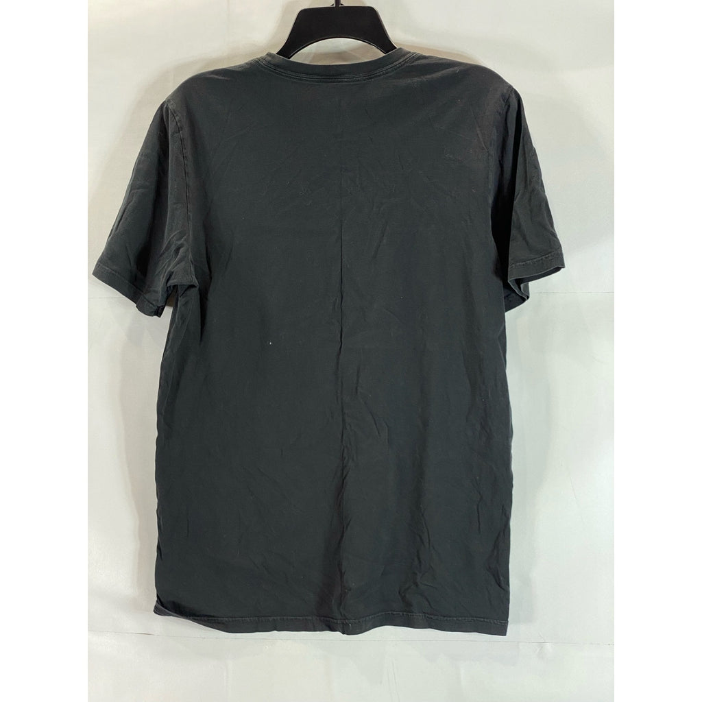 EASTERN MOUNTAIN SPORTS Men's Black Graphic Crewneck Organic Cotton T-Shirt SZ S